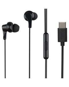 Навушники з мікрофоном Hoco M114 Type-C Чорні (Black)