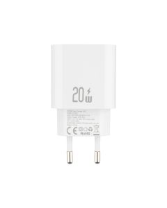 Зарядное устройство Usams T65 US-CC226 (1 USB-C) PD3.0 20W Белый (White)