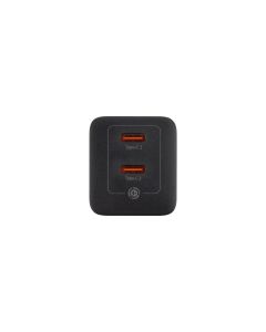 Зарядний пристрій Baseus GaN5 Pro 40W (2 USB-C) Чорний (Black)