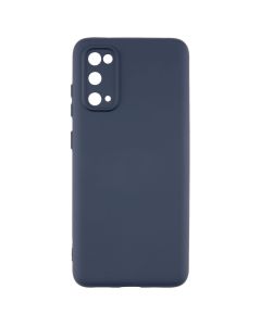 Чохол накладка для Samsung S20 Soft Case Синя (Dark Blue)