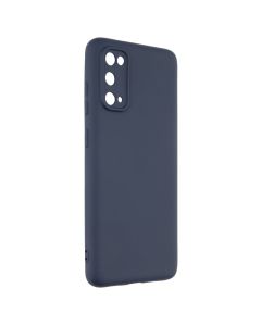 Чохол накладка для Samsung S20 Soft Case Синя (Dark Blue)