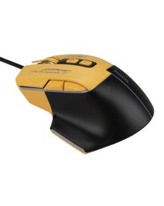 Миша бездротова Hoco GM31 Overlord luminous Чорна (Black Yellow)