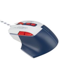 Миша бездротова Hoco GM31 Overlord luminous Біла (White Blue)