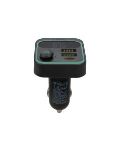 FM-трансмиттер Hoco E85 Tiger PD20W+QC3.0 Bluetooth Черный (Black)