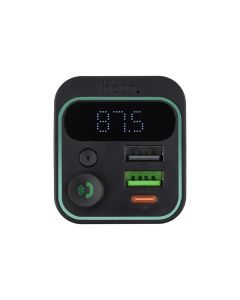 FM-трансмиттер Hoco E85 Tiger PD20W+QC3.0 Bluetooth Черный (Black)