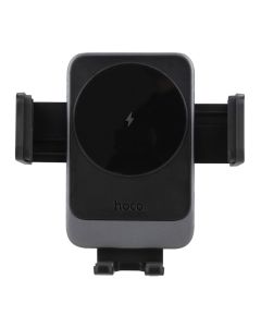 Автотримач Hoco HW13 15W з бездротовою зарядкою Сірий (Grey)