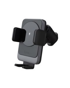Автотримач Hoco HW13 15W з бездротовою зарядкою Сірий (Grey)
