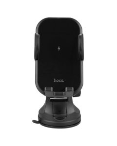 Автотримач Hoco HW5 15W з бездротовою зарядкою Чорний (Black)