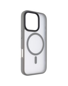 Чохол накладка для iPhone 16 Pro WAVE Matte Insane MagSafe Сіра (Grey)