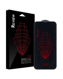 Захисне скло для iPhone 12 Pro Max Review 3D Чорне (Black)