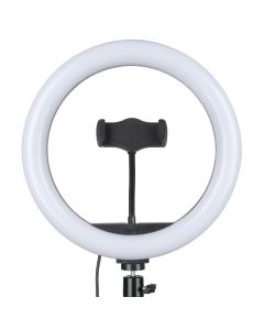 Кільцева світлодіодна лампа RGB LED MJ-26 Чорна (Black)