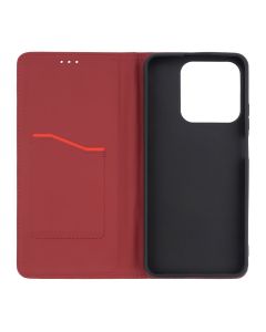 Чохол кейс для Realme C61 4g/C63 4g Leather Fold Червоний (Dark Red)