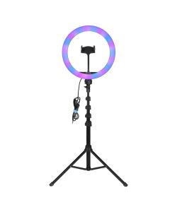 Кільцева світлодіодна лампа LED Proove Halo (12inch) Чорна (Black)