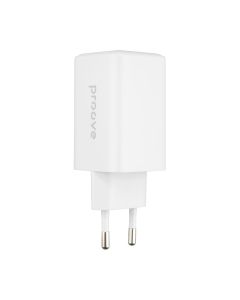 Зарядний пристрій Proove Pocket GaN 65W (1 USB + 2 USB-C) Білий (White)