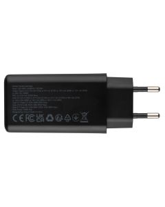Зарядний пристрій Proove Pocket GaN 100W (1 USB + 2 USB-C) Чорний (Black)