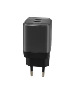 Зарядний пристрій Proove Pure GaN Max 67W (2 USB-C) Чорний (Black)