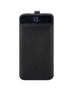 PowerBank 30000 mAh Hoco J123B Element 22.5W+PD20W Чорний (Black)