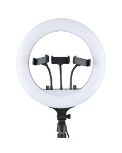 Кільцева світлодіодна лампа RGB LED RL-14 Чорна (Black)