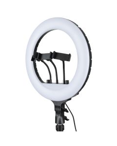 Кільцева світлодіодна лампа RGB LED RL-14 Чорна (Black)