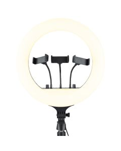 Кільцева світлодіодна лампа RGB LED RL-14 Чорна (Black)