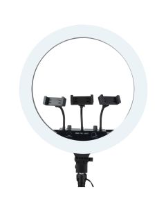 Кільцева світлодіодна лампа RGB LED MJ-18 Чорна (Black)