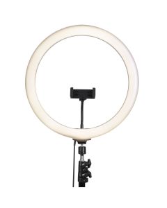 Кільцева світлодіодна лампа RGB Crystal RD-36 Чорна (Black)