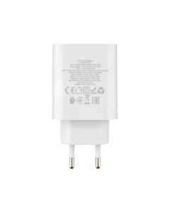 Зарядний пристрій Borofone BA79A (3 USB + 1 USB-C) 20W + кабель Type-C to Lightning Білий (White)