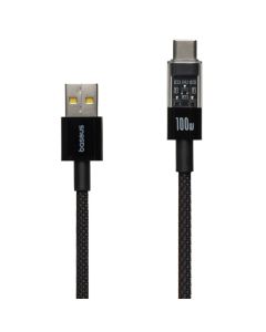 USB кабель Baseus Gem Fast-Charging Type-C 100W 2м Чорний (Black)
