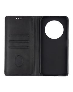 Чохол кейс для TECNO Spark 30C DM Book Case Leather Чорний (Black )