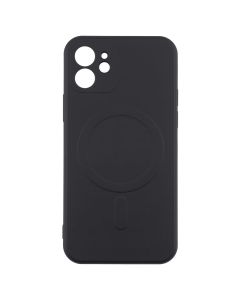 Чехол накладка для iPhone 12/12 Pro WAVE Colorful Case Full с MagSafe Черный (Black)