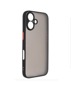 Чохол накладка для iPhone 16 Frame MakeFuture Чорна (Black)