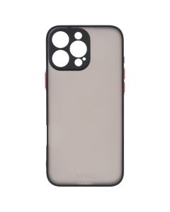 Чехол накладка для iPhone 16 Pro Max Frame MakeFuture Черный (Black)