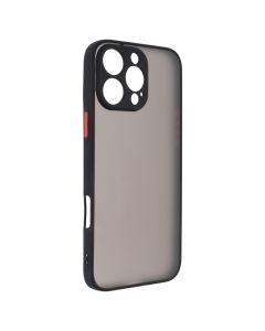 Чехол накладка для iPhone 16 Pro Max Frame MakeFuture Черный (Black)