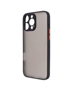 Чехол накладка для iPhone 16 Pro Max Frame MakeFuture Черный (Black)