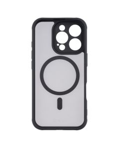 Чохол накладка для iPhone 16 Pro Frame Magnet MakeFuture Чорна (Black)