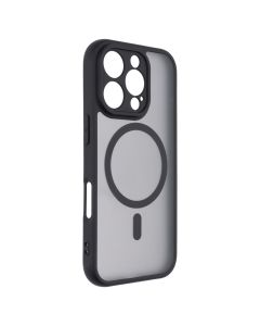 Чохол накладка для iPhone 16 Pro Frame Magnet MakeFuture Чорна (Black)