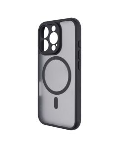 Чохол накладка для iPhone 16 Pro Frame Magnet MakeFuture Чорна (Black)