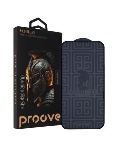 Захисне скло для iPhone 14 Pro/15/16 Proove ACHILLES Чорне (Black)
