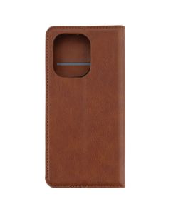 Чехол кейс для Xiaomi Redmi Note 13 Pro DM Book Case Leather Коричневий (темно-коричневый)
