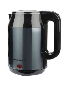 Електрочайник Grunhelm EKS-1923G Срібний Чорний (Silver Black)