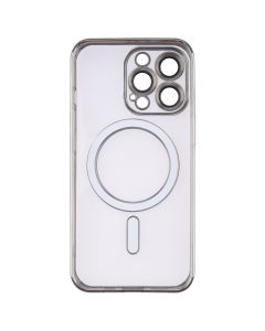Чехол-накладка для iPhone 13 Pro Metal Matte Case с магнитным кольцом MagSafe Серый (Silver)