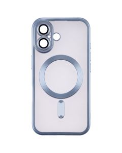 Чохол накладка для iPhone 16 WAVE Metal Matte Case with Magnetic Ring Зелена (Ultramarine)