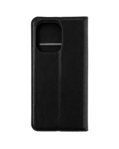 Чехол кейс Xiaomi Redmi Note 13 DM Book Case Leather Черный (Black)