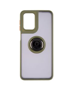 Чохол накладка для Motorola G55 Mate Ring Зелена (Green)