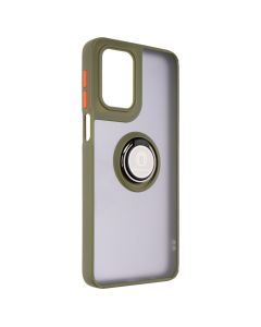 Чохол накладка для Motorola G55 Mate Ring Зелена (Green)