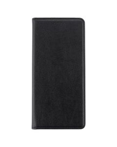 Чехол кейс для Xiaomi Redmi 14C/A4/Poco C75 кожаный складной Черный (Black)