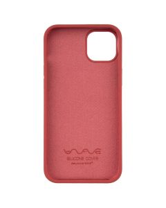 Чохол накладка для iPhone 14 Plus/15 Plus WAVE Full Silicone Cover Бордова (Camelia)