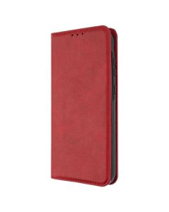 Чехол кейс для Samsung A35 DM Book Case Leather Красный (Red)