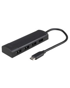 Type-C хаб Hoco HB41 Easy 4in1 (Type-C на 4xUSB2.0) 0.2м Чорний