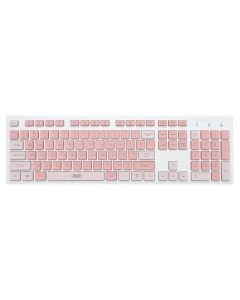 Клавіатура бездротова XO KB-05 + миша Рожева (Pink)